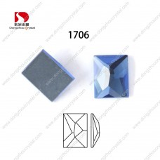 DZ-1706 rectangle cut flat back crystal rhinestones for fancy jewelry